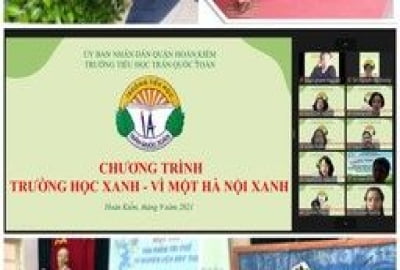 Trường Tiểu học Trần Quốc Toản tổ chức tập huấn chương trình “Xây dựng trường học Xanh - Vì một Hà Nội xanh”